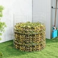 thumbnail image 4 of vidaXL Garden Composter &Oslash;39.4"x39.4" Galvanized Steel, 4 of 15