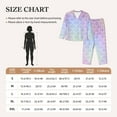 thumbnail image 6 of Disketp Pajamas Set Long Sleeve Sleepwear Womens Button Down Nightwear Pj Sets-Fish Scale1, 6 of 9
