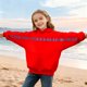 thumbnail image 3 of Sudaderas con capucha para niños y niñas, sudaderas casuales de manga larga, lindas sudaderas de gran tamaño con bolsillo de polar, chaquetas para niñas, 3 of 6