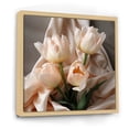 thumbnail image 2 of Designart "Tulip Serenity In Soft Hues I" Tulips Floater Framed Canvas Prints, 2 of 5