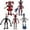 5pcs/D, variant on Kdfny FNAF Action Figures 17 Pcs Five Nights at Freddy's Movable Joints Collectible Toys | Colorful Game Figures, Cake Toppers & Gifts for Kids & Fans