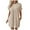 Beige, variant on Daznico Women's Summer T-Shirt Dress - Short Sleeve Casual Tunic with Pockets, Soft & Loose Fit Comfortable Dress,for Size M