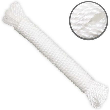 

POLYPRO 50 Foot White Polypropylene 3 Strand Twisted Rope - TA8638