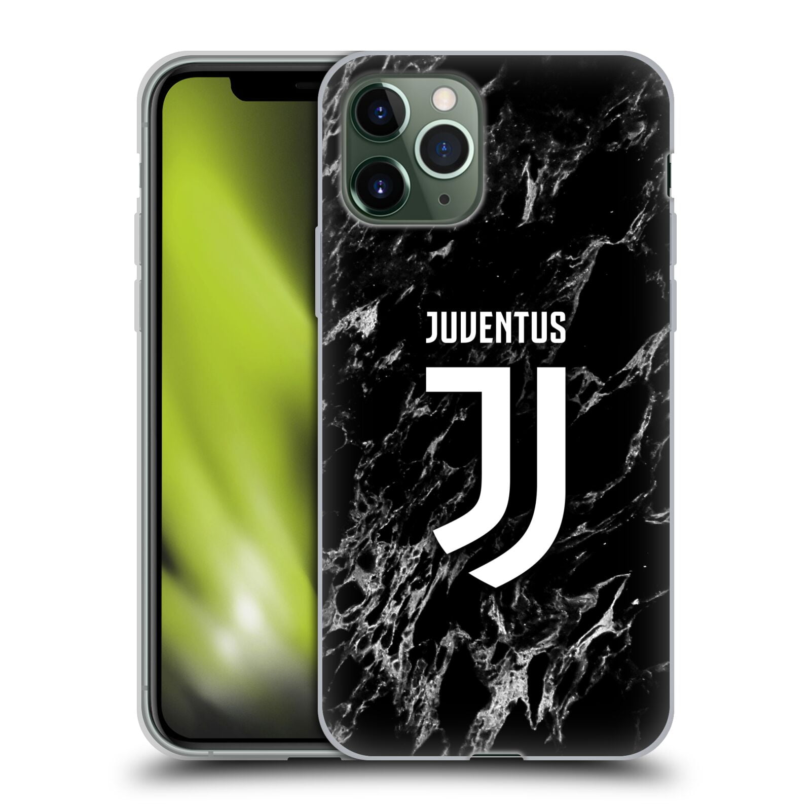 Head Case Designs Licenza Ufficiale Juventus Football Club Nero Logo Pattern Lifestyle 2 Cover in Morbido Gel Compatibile con Apple iPhone 11 PRO