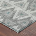 thumbnail image 3 of Addison Rugs Chantille Indoor/Outdoor Transitional Geometric Silver Machine Washable Rectangle Rug, 8' x 10', 3 of 8