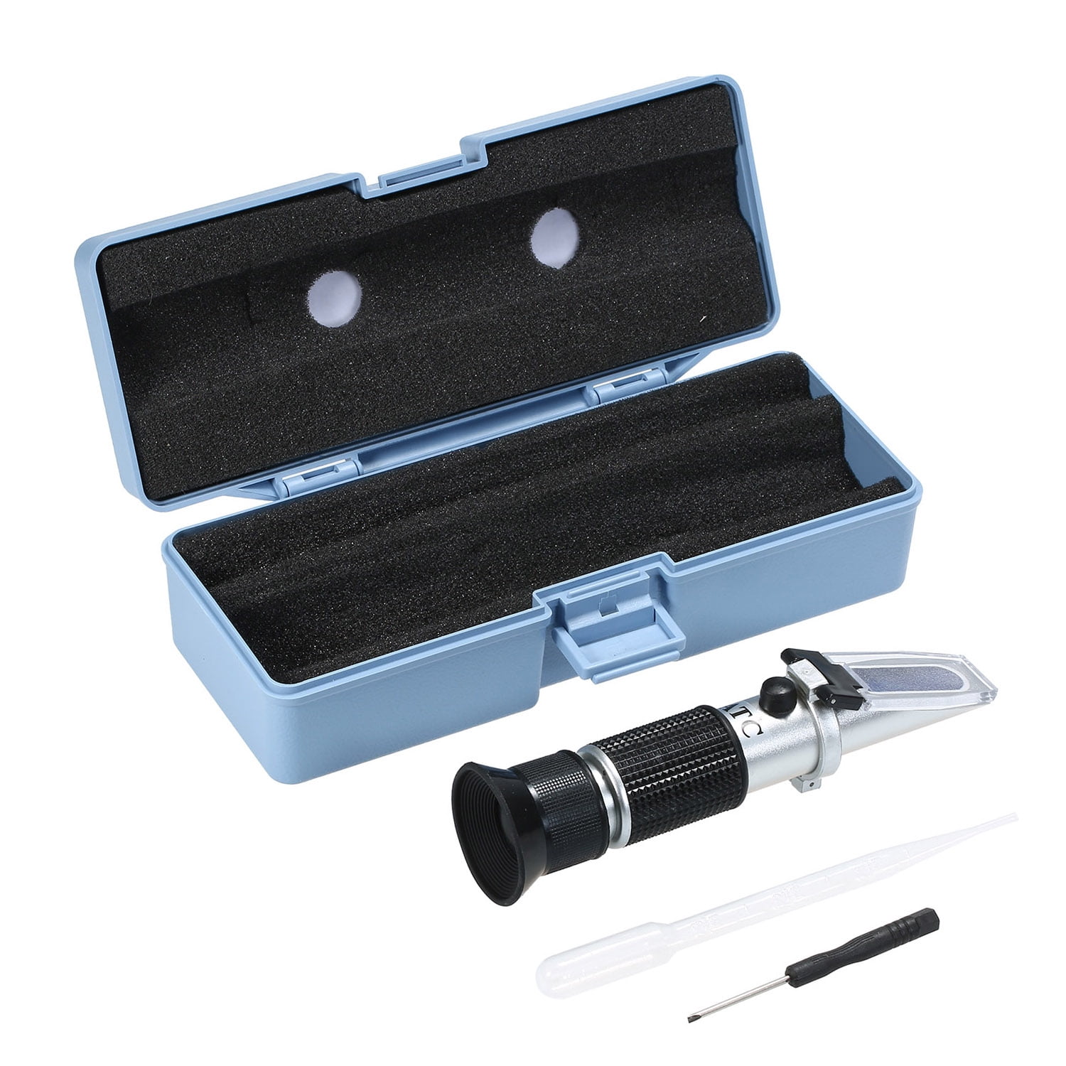 Antifreeze Refractometer Coolant Tester for Checking Freezing Point,  Concentration of Glycol, Battery Acid Condition, Freezing Point Meter Coolant  Antifreeze Tester 