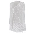 thumbnail image 1 of BOHO Traje de Baño de Playa para Mujer Cover White Floral Print Ropa de Playa Vestido cubrimiento S Baoblaze Bikini para mujer, 1 of 8