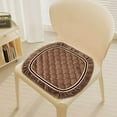 thumbnail image 4 of Aqestyerly Avoid Slip Embroidered Crystal Velvet Chair Cushion - office Desk and Chair Universal Seat Cushion,Pulling Rabbit Plush Toy Keychain for Home and office Use, 4 of 5