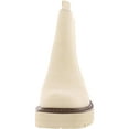 thumbnail image 3 of Sam Edelman Laguna Banana Cream Leather Chelsea Moto Rounded Toe Pull On Boots (Banana Cream, 10), 3 of 3