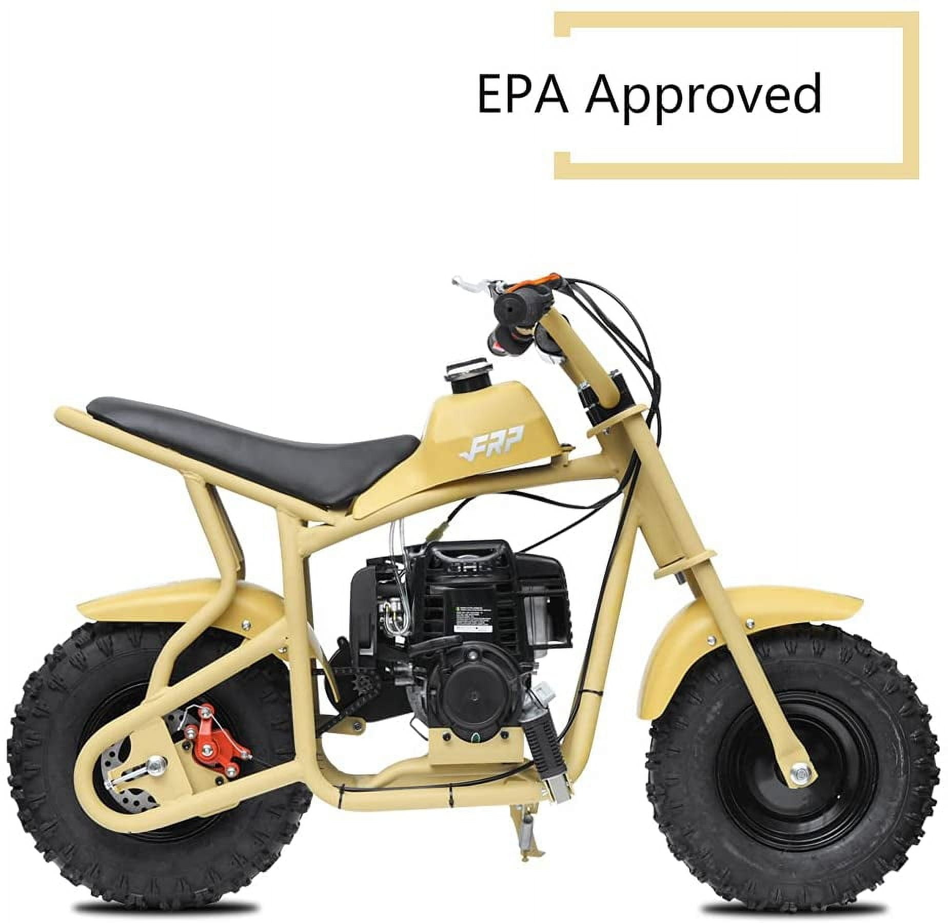 FRP DB003 1.4hp Gas Powered Mini Bike, Desert Yellow