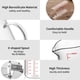 thumbnail image 4 of Vaso medidor Luvan de vidrio de 1000 ml/34 oz con 3 balanzas, 4 tazas, 4 of 8