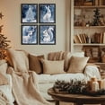 thumbnail image 4 of Hieng Vintage Christmas Wall Decor,Trendy Christmas Retro Posters for Room, Santa Snowman Deer Nutcracker Xmas Wall Art Prints for Living Room Kitchen Bedroom Office Set of 4 Unframed, 4 of 6