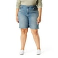 thumbnail image 1 of Levi Strauss Signature.™ Women's Plus Heritage High Rise 9-inch Shorts, 1 of 3