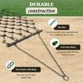 thumbnail image 2 of Yard Tuff 4 x 4 Ft Lawn, Garden, & Driveway Steel Attachment Drag Tool, 2 of 8