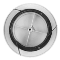 thumbnail image 3 of 20 Pieces ABS Adjustable Air Vent Round Soffit Exhaust Vent White Inline Duct Fan Outlet Vent 4 Inch, 3 of 8