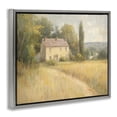 thumbnail image 3 of Stupell Industries Hide Away Cottage House Landscape & Nature Painting Gray Floater Framed Canvas Art Print Wall Art, 21 x 17, 3 of 9