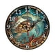 thumbnail image 3 of Reloj De Pared Con Animales Marinos Para Salón Y Dormitorio, Con Indicador De 24 Horas, Tablero De Madera Denso Y Diseño Moderno Y Decorativo., 3 of 5