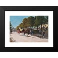 thumbnail image 2 of Daniel Perea y Rojas 24x18 Black Modern Framed Museum Art Print Titled - Arriving at the Plaza De Toros, Before the Gate of Alcala, Madrid, 2 of 5