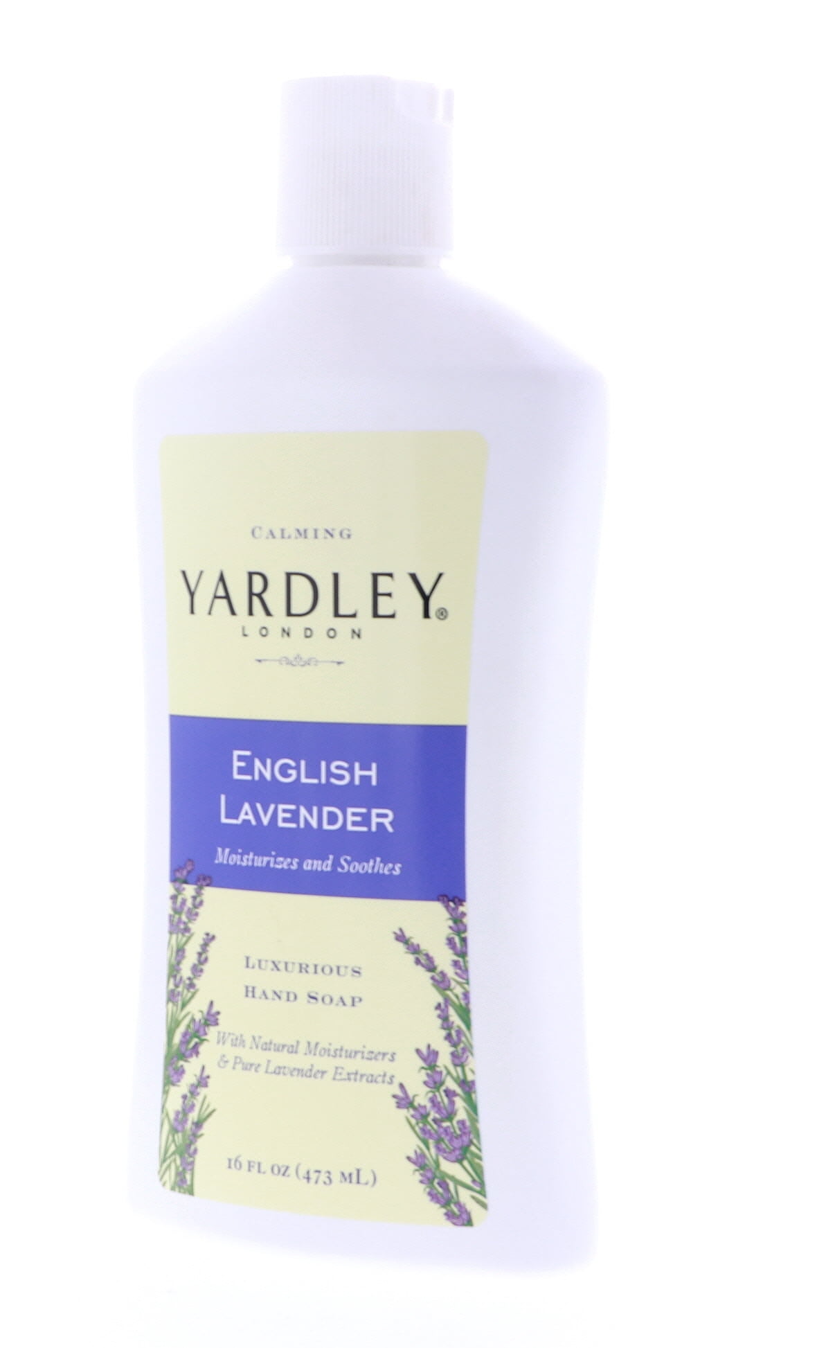 Yardley London English Lavender, Luxurious Hand Soap, Moisturizes & Soothes with Essential Oils, 16 FL OZ (473ml) - 3 Pack