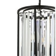 thumbnail image 6 of JONATHAN Y Bevin 12" Metal/Crystal LED Pendant, Oil Rubbed Bronze, 6 of 7