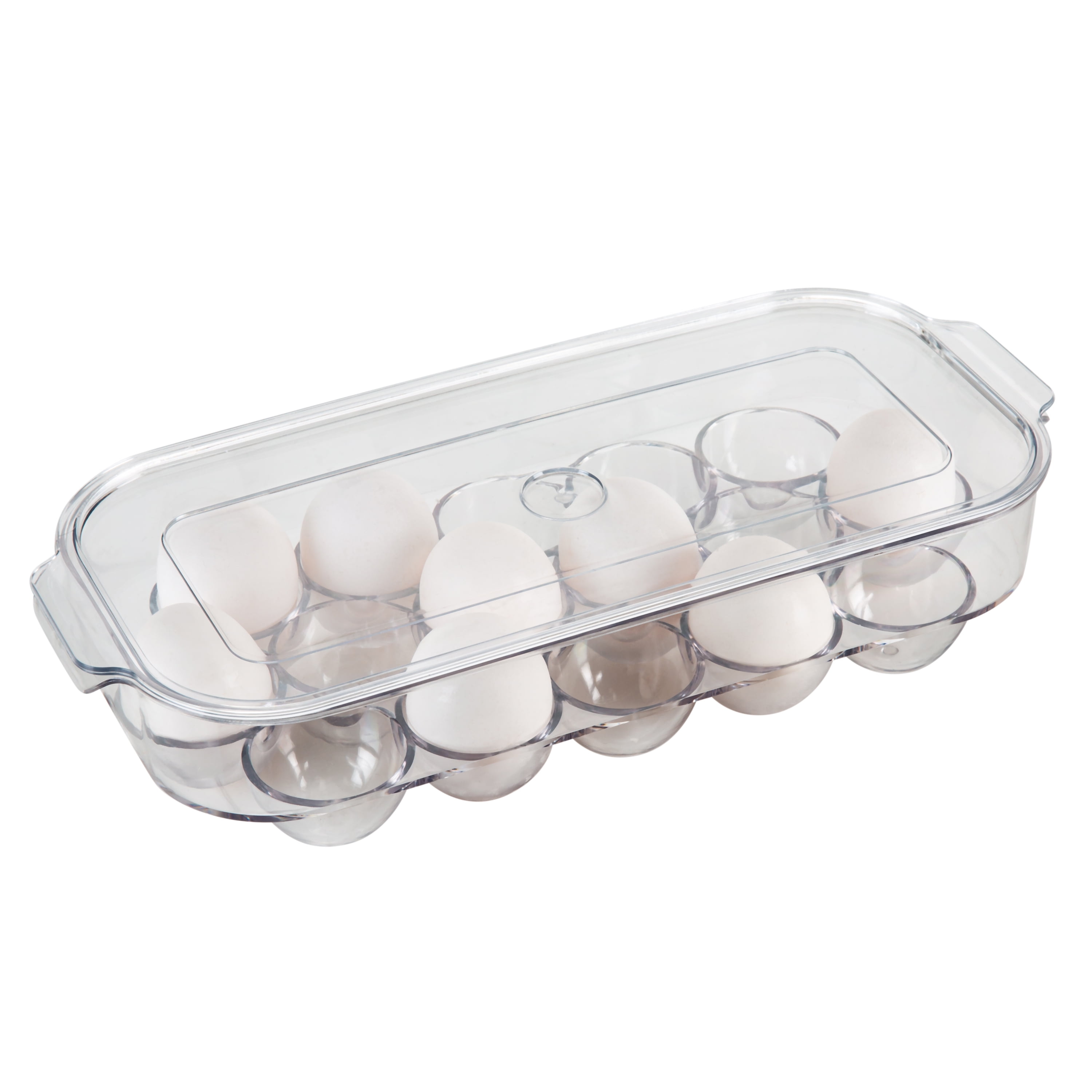 Kitchen Details 2 Pack Plastic 16 Compartment Egg Holder