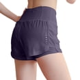 thumbnail image 4 of Yievot Women's Running Shorts with Liner Pocket Quick Dry Breathable High Wasited Workout Gym Yoga Athletic Shorts for Women, 4 of 5