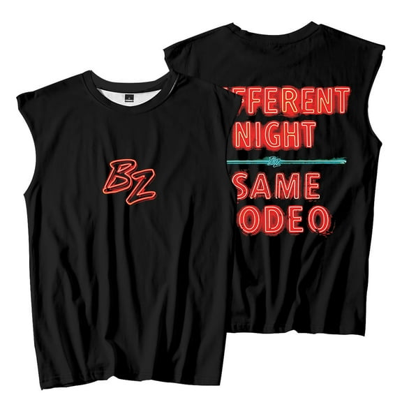 Bailey Zimmerman Different Night Same Rodeo Merch Sleeveless T-Shirts Women Men Fashion Tank Tops