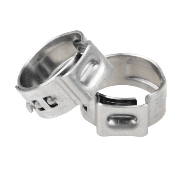 50 Pcs PEX Cinch Clamps, 304 Stainless Steel Hose Clamp for PEX Tubing