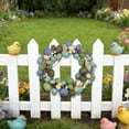 thumbnail image 5 of Cadancy Easter Wreath for Front Door Decorations Artificial SpeckLED Egg Garland Twig Base Spring Wall Hanging Ornament Home Indoor Outdoor Party Decor, 5 of 6