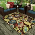 thumbnail image 2 of The Curated Nomad  Richard Brown Area Rug Brown 2'3" x 8' Contains Latex 8' Runner Runner, Outdoor, Indoor Green, 2 of 5