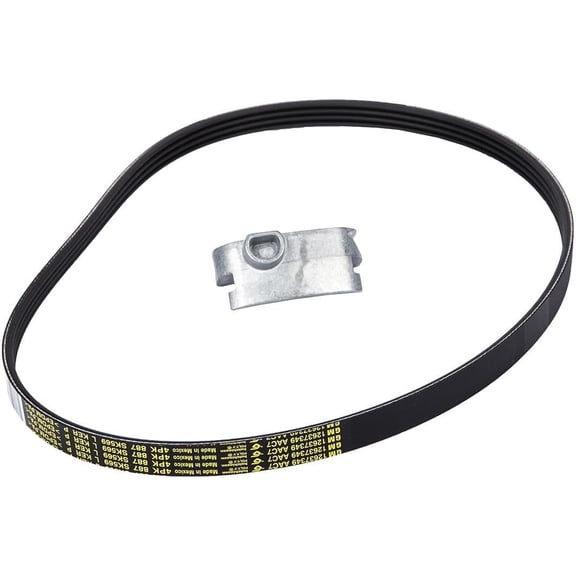 Navellon Air Conditioning Compressor Belt Kit with Tool, Serpentine Drive Belt for GM Vehicles, Replaces ACDelco GM Original Equipment 12658178