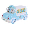 thumbnail image 3 of Coche de juguete musical BuyWeek para niños pequeños de plástico azul y blanco, 3 of 14