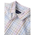 thumbnail image 2 of The Children's Place Boys Short Sleeve Gingham Poplin Button Up Shirt, Sizes XS-XXL, 2 of 3