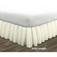 thumbnail image 5 of HNB Store Ruffled Bed Skirt Easy Fit 14" inch Drop | Microfiber Made | Twin XL Size Bedskirt | Ivory, 5 of 7