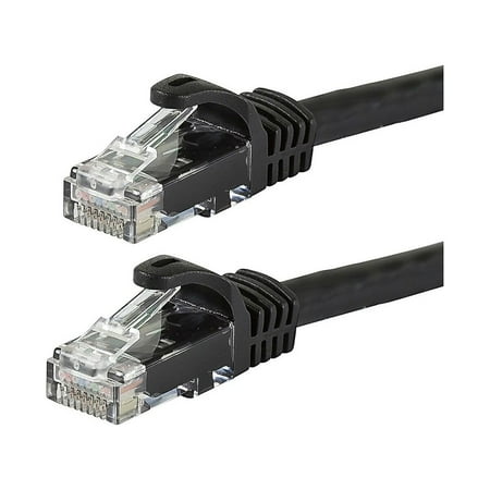 UPC: 0757901813542 | Monoprice FLEXboot Series 7  Cat5e UTP Ethernet Network Patch Cable 24AWG Black (111381)