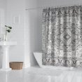 thumbnail image 3 of Bohemian Bathroom Shower Curtain 72x84 Inches Vintage Tribal Pattern Polyester Earthy Tone Decor, 3 of 5