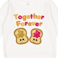 thumbnail image 3 of Inktastic Together Forever Peanut Butter and Jelly Toddler Sweatshirt, 3 of 4