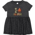 thumbnail image 3 of Inktastic I Love Camping Girls Baby Dress, 3 of 5