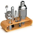 thumbnail image 2 of Cocktail Mixer Shaker Set Bartender Kit Set with 10 Bartending/Mixologist Tools for Home Bar, Party Bar, Bar Cart Decor, 2 of 7