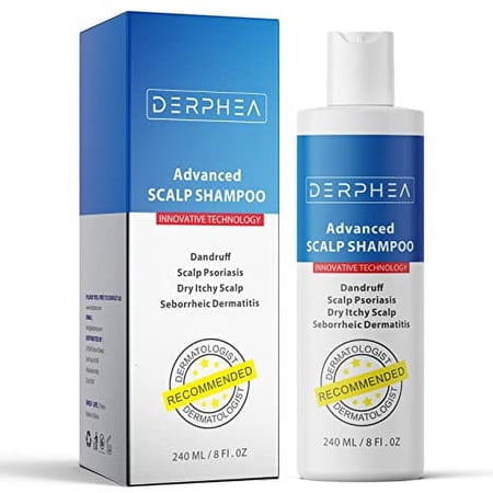 DERPHEA Psoriasis Shampoo, Seborrheic Dermatitis Shampoo, Antifungal Shampoo, Folliculitis Shampoo, Dry Scalp Shampoo, Safe Ingredients For All Skin Types