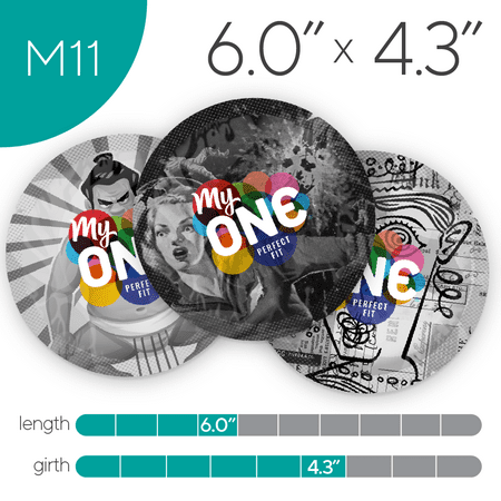 MyONE Condoms Size M11, 12-Count (Best Condoms For Medium Size)