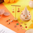 thumbnail image 4 of 1 Box 24pcs Fall Charms Bulk Maple Leaf Charm Alloy Enamel Autumn Charms Thanksgiving Leaves Pumpkin Nut Charm, 4 of 9