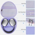 thumbnail image 4 of Fintie Hard Case for AirPods Max 2 (2026) & AirPods Max 1 (2024/2020) – Shockproof Protective Travel Carrying Case with Auto Sleep/Wake (Lilac Marble), 4 of 7