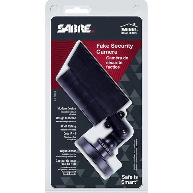 Sabre Fake Security Camera - Black