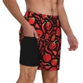 thumbnail image 3 of Fotbe Tomatoes And Chili Men’s Swim Trunks Quick Dry Swim Shorts Board Shorts with Mesh Lining-Large, 3 of 9