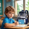 thumbnail image 4 of Ediodpoh Transparent Backpack Large Capacity Lightweight School College Bookbag With Adjustable Straps Durable Clear Backpack For Students B, 4 of 4
