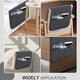 thumbnail image 2 of Nvzi Anti-Slip Sofa Armrest Cover with Pocket Waterproof Couch Armchair Slipcovers,Khaki A, 2 of 5