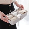 thumbnail image 3 of Adjustable Cabinet Drawer Divider Sock Underwear Cosmetic Storage Organizer Box, 3 of 8