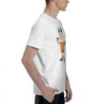 thumbnail image 3 of Little Caesars Men'S Basic Short Sleeve T-Shirt Fashionable White X-Large, 3 of 8