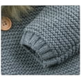 thumbnail image 5 of Toddler Boys Girls Winter Knitted Cardigan Jacket with Hood Cute Bear Ear Fall Sweater Outwear, 5 of 7